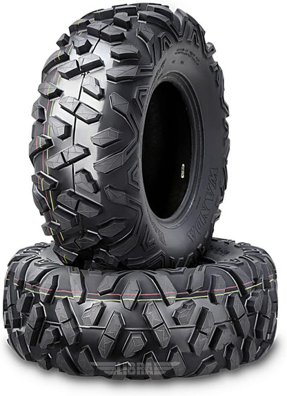 WANDA Set of 2 ATV Tires 22X10-10 22X10X10 6PR Big Horn Style