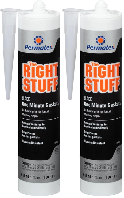 Permatex 82180 Ultra Black Maximum Oil Resistance RTV Silicone Gasket Maker, Sensor Safe and Non-Corrosive, for High Flex and Oil Resistant Applications 3 Oz