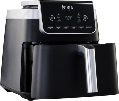Air Fryer Pro XL 6.2L, 6 Cooking Functions, Space Saving Design, 6.2L Capacity, Max Crisp Technology, AF181ANZ, Black