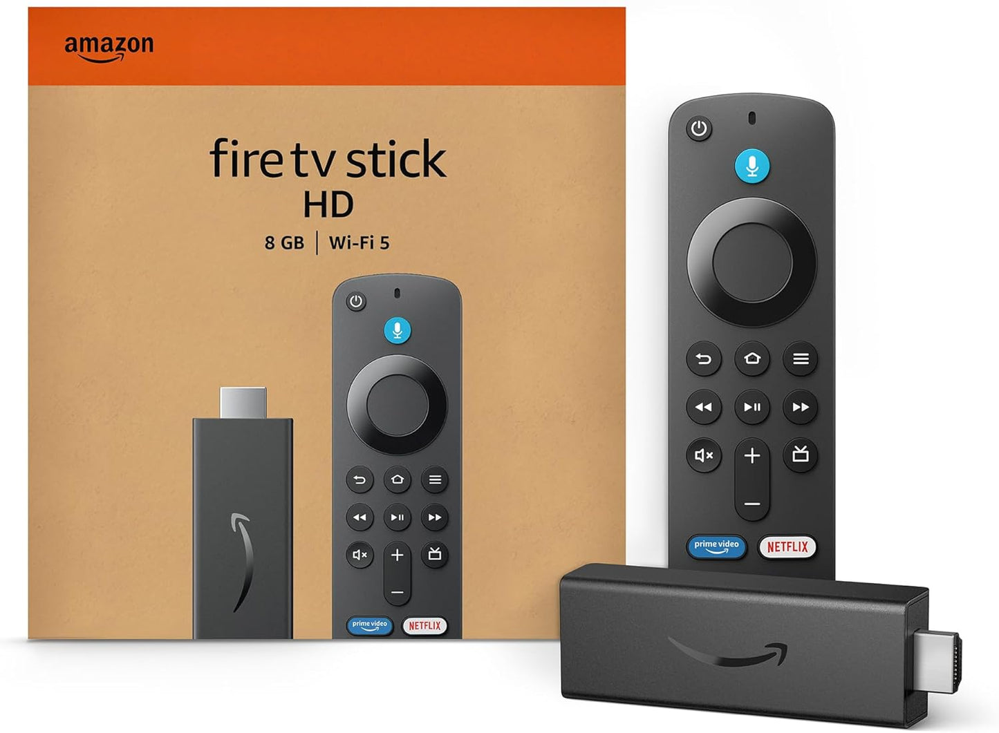 Amazon Fire TV Stick HD - Stream Free Live TV & Control Your Smart Home with Alexa Voice Remote!