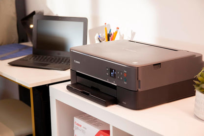Canon PIXMA TS6420A Wireless All-In-One Inkjet Printer - Print, Copy, Scan - Sleek White Design