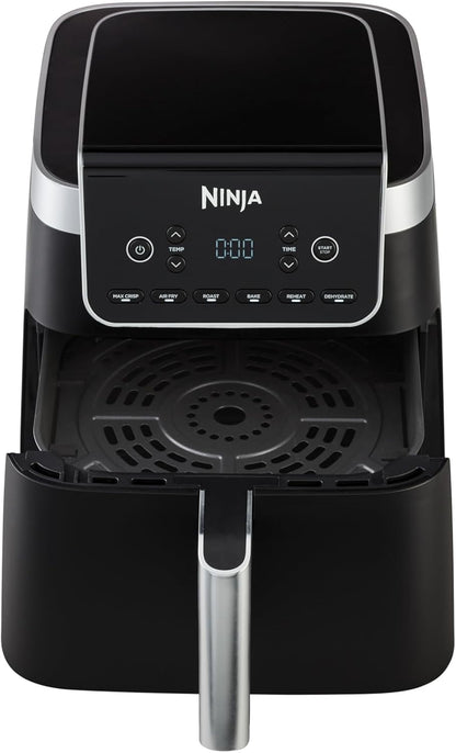 Air Fryer Pro XL 6.2L, 6 Cooking Functions, Space Saving Design, 6.2L Capacity, Max Crisp Technology, AF181ANZ, Black