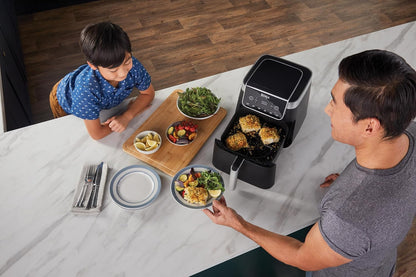 Air Fryer Pro XL 6.2L, 6 Cooking Functions, Space Saving Design, 6.2L Capacity, Max Crisp Technology, AF181ANZ, Black